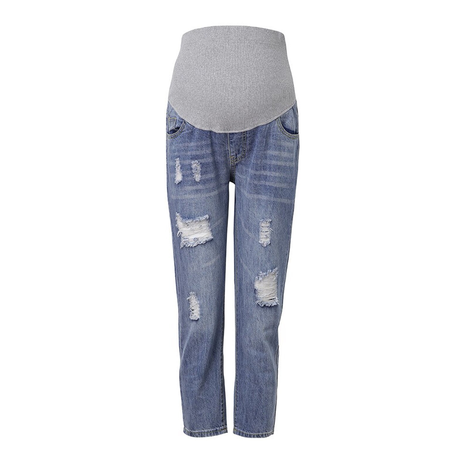 New Summer & Autumn Fashion Maternity Hole Jeans