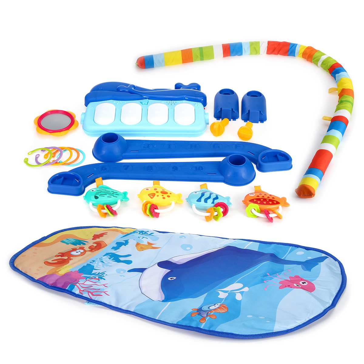 Baby Activity Play Gym with Piano Keyboard