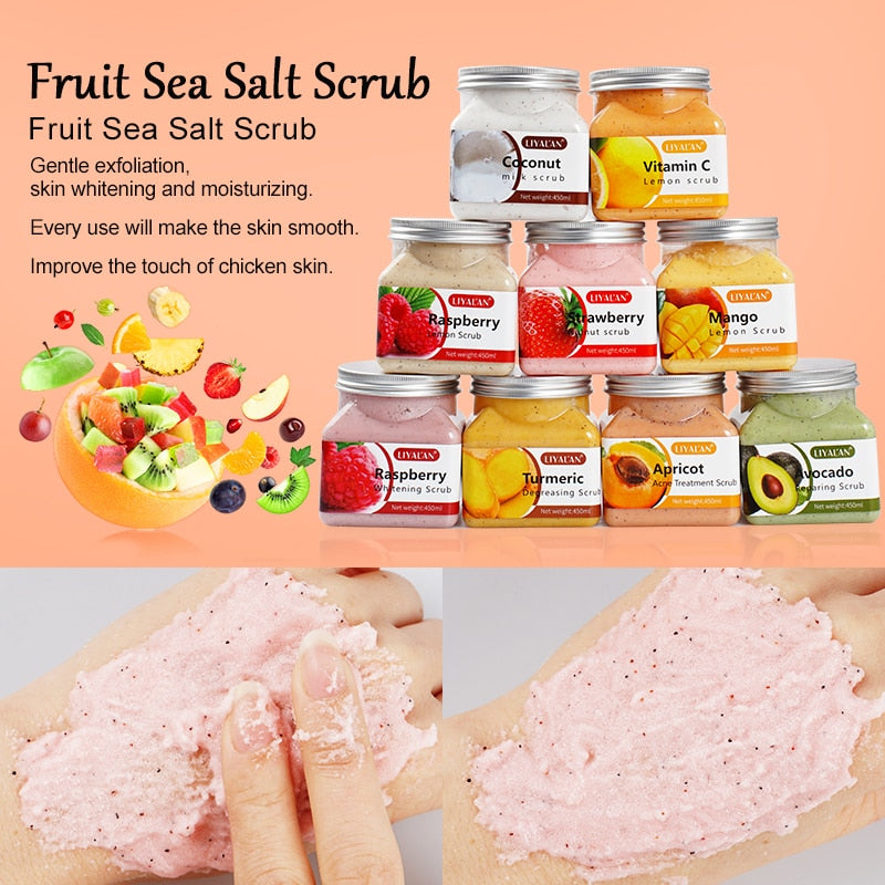 Fruit Sea Salt Body Scrubs