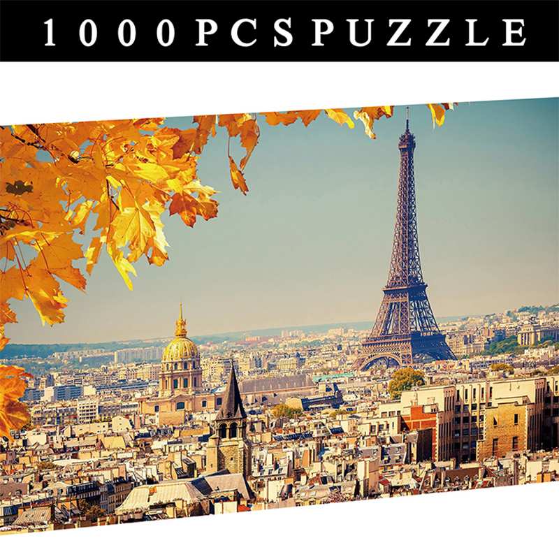 1000 Pieces Puzzle 50X70cm Eiffel Tower