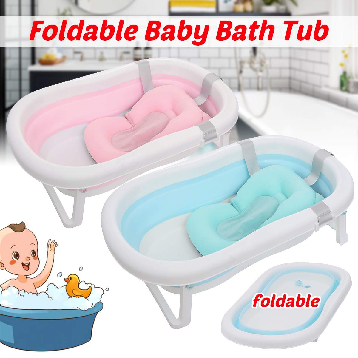 Baby Folding Bathtub