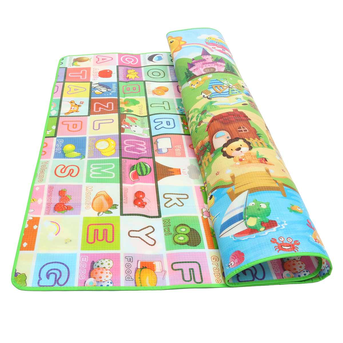 Portable Play Mat To Know Color Alphabets