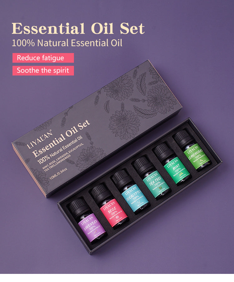 6-Piece Pure Essential Oil Gift Set