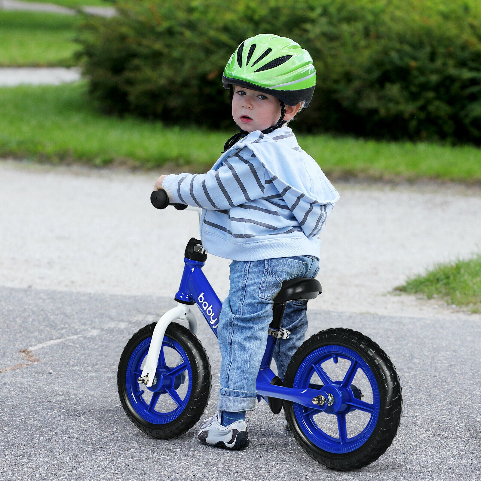 12" No-Pedal Balance Bike with Adjustable Seat