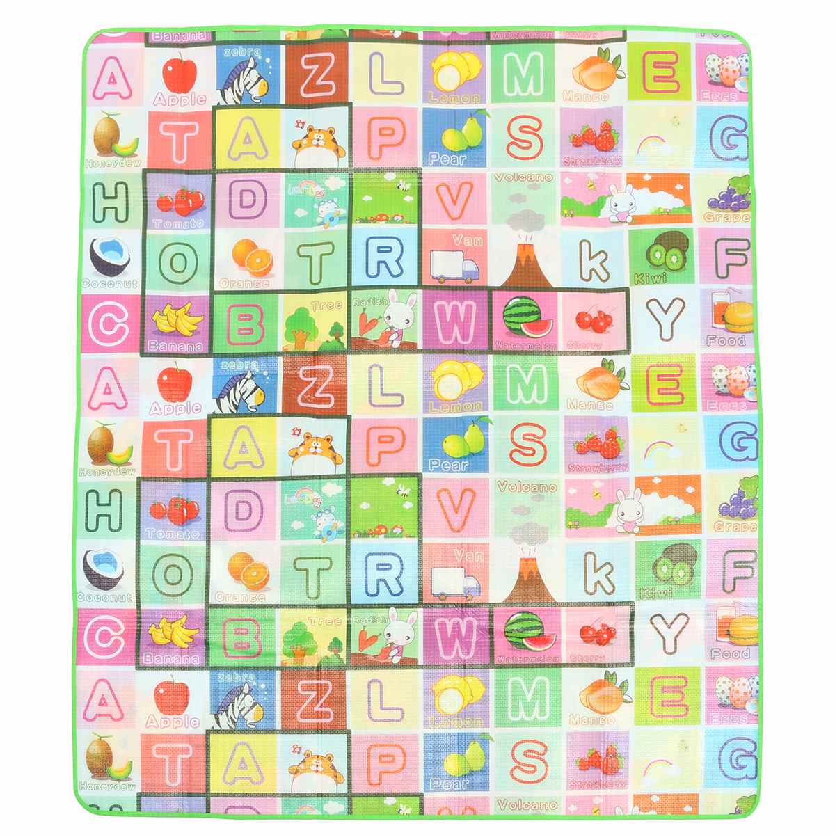 Portable Play Mat To Know Color Alphabets