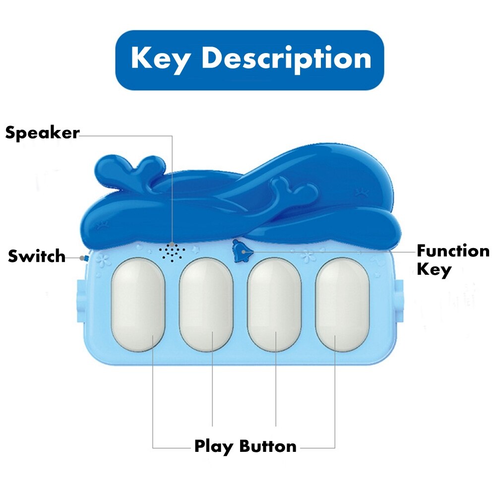 Baby Activity Play Gym with Piano Keyboard