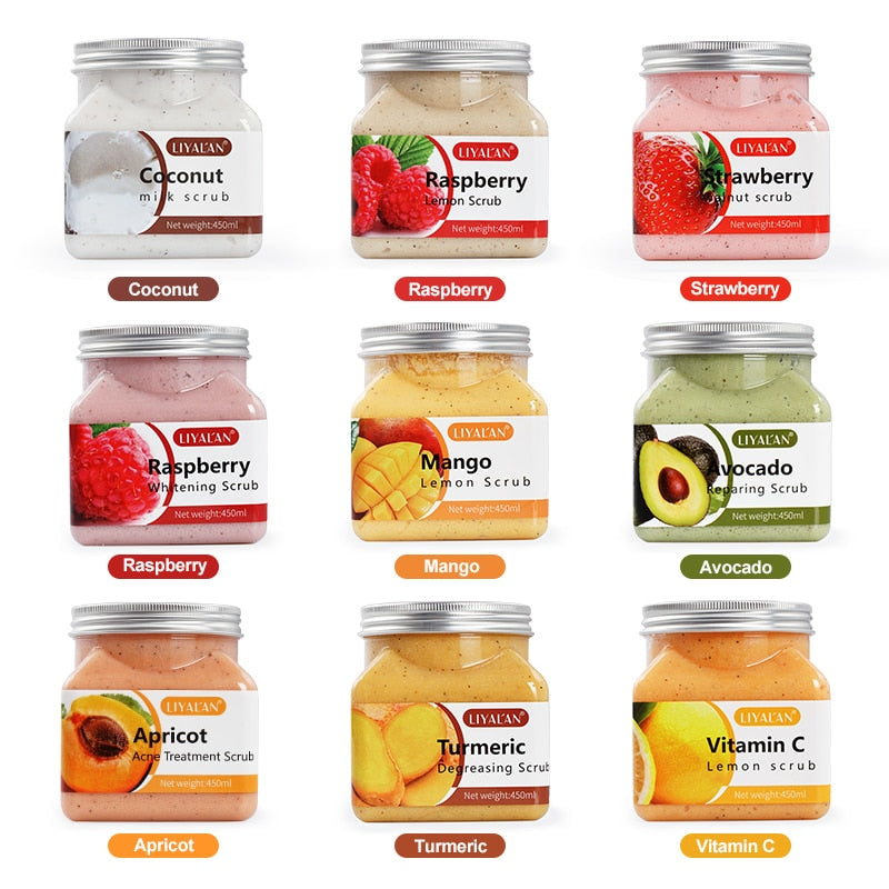 Fruit Sea Salt Body Scrubs