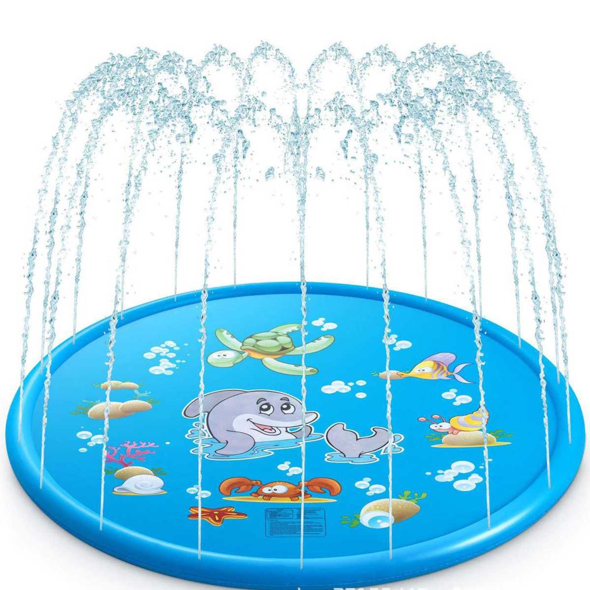 100/170cm Inflatable Outdoor Splash Play Mat for Kids