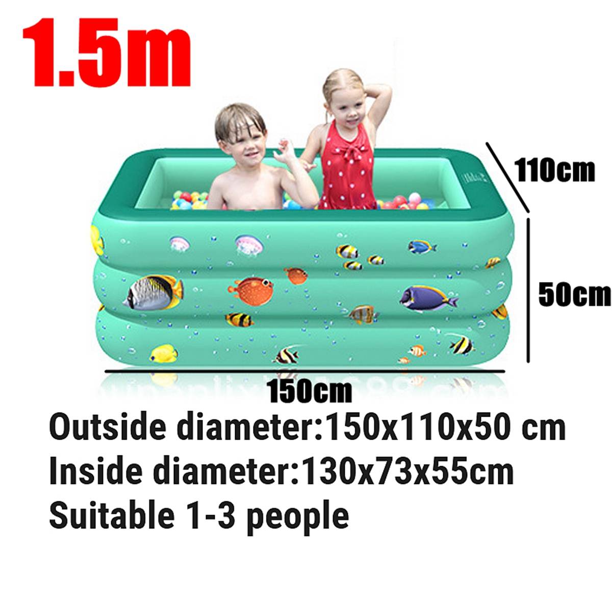 150cm Inflatable Swimming Pool For Kids