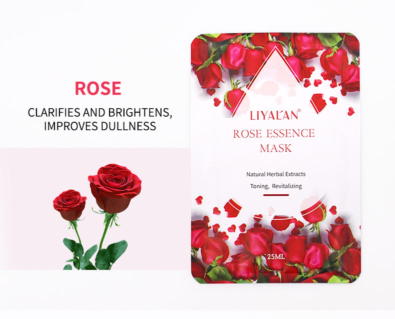 7-Piece Moisturizing Plant Extract Face Sheet Mask Set