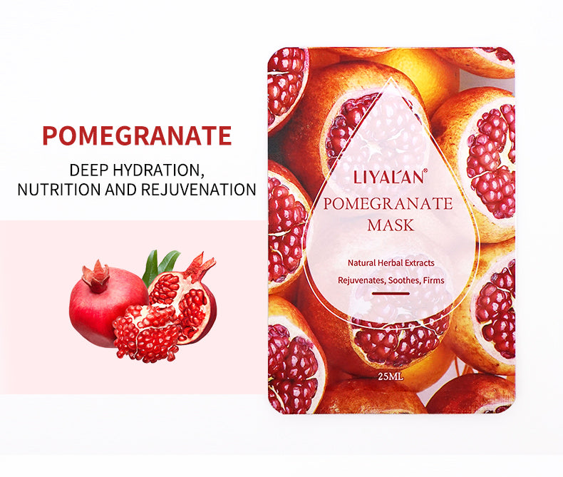 7-Piece Moisturizing Plant Extract Face Sheet Mask Set