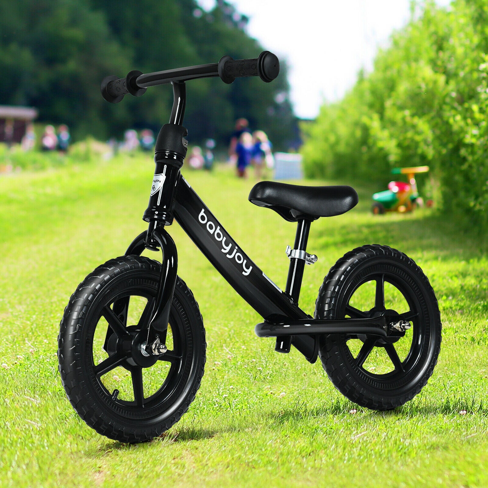 12" No-Pedal Balance Bike with Adjustable Seat