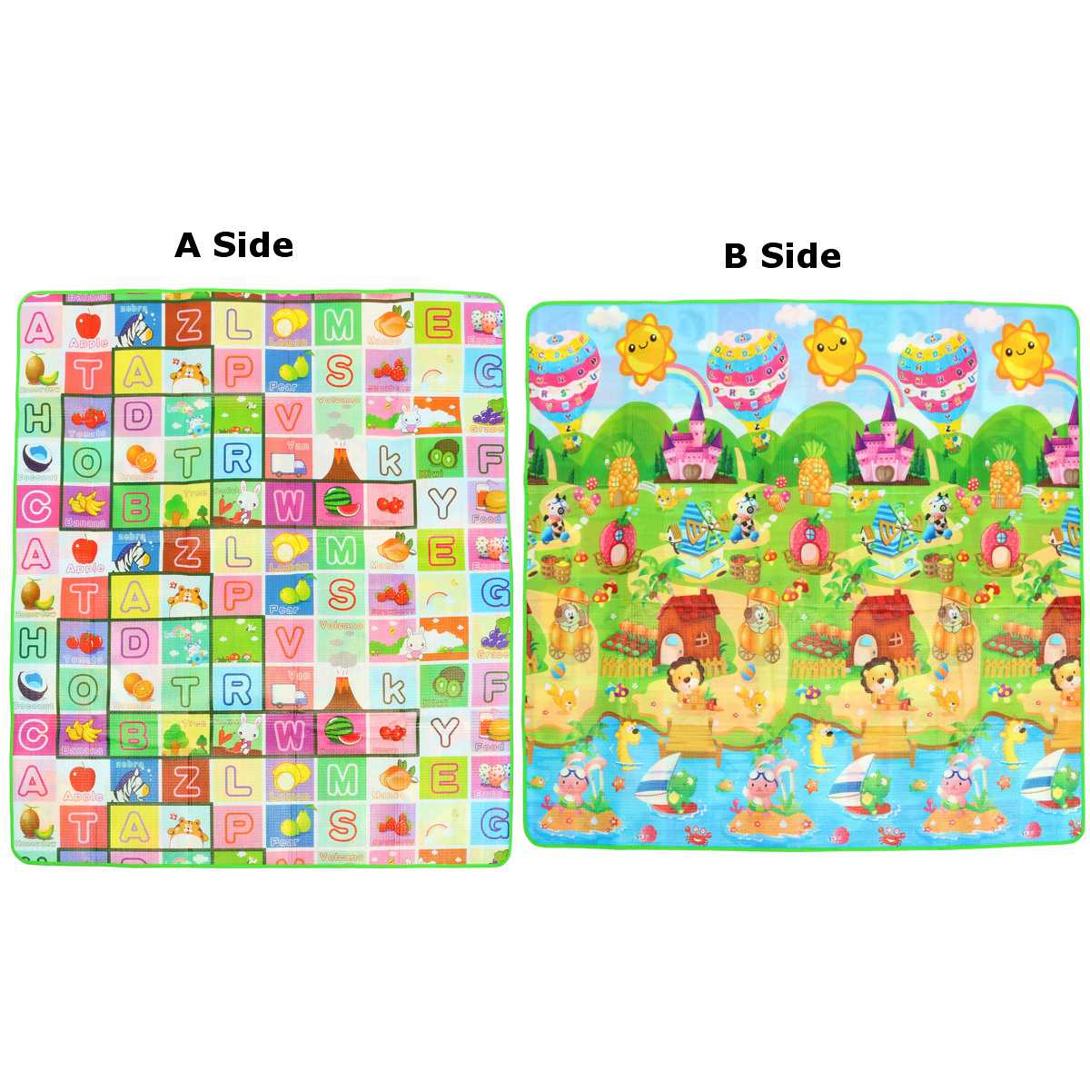 Portable Play Mat To Know Color Alphabets