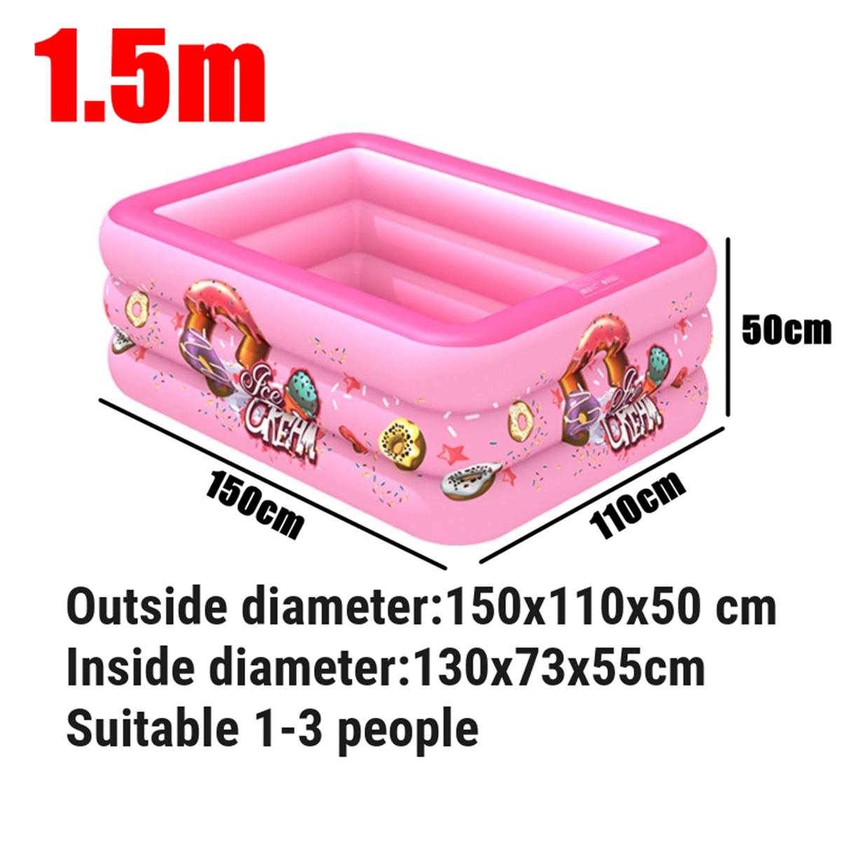 150cm Inflatable Swimming Pool For Kids