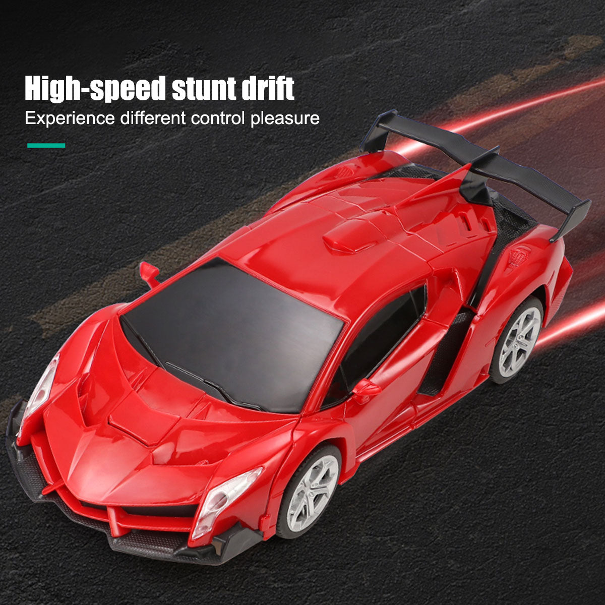 2-in-1 RC Car Transformation Robots with 360° Drift