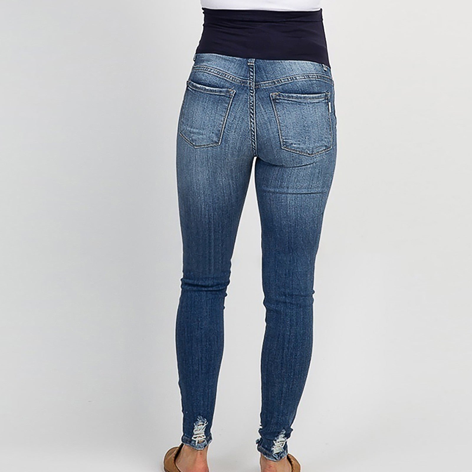 Fashion Maternity Jeans High Waist