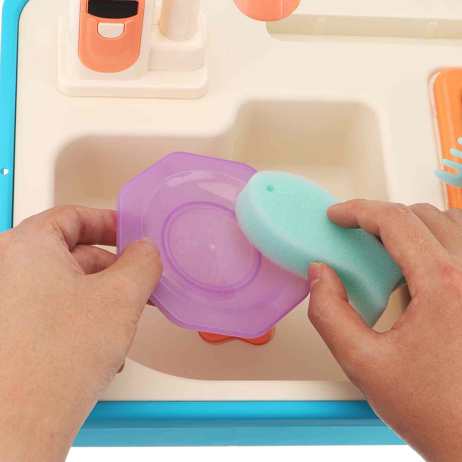 31-Piece Pretend Play Kitchen Sink Toys