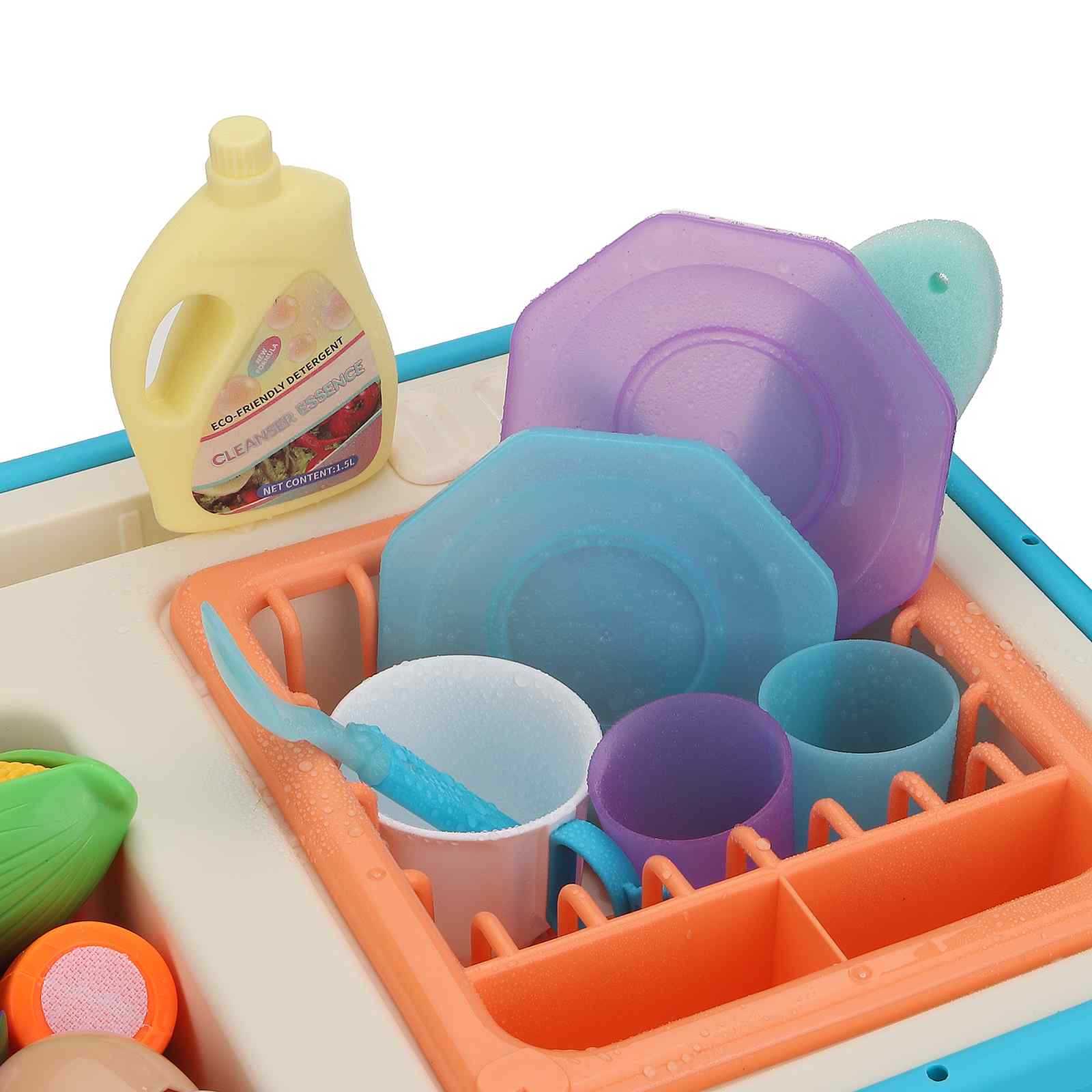 31-Piece Pretend Play Kitchen Sink Toys