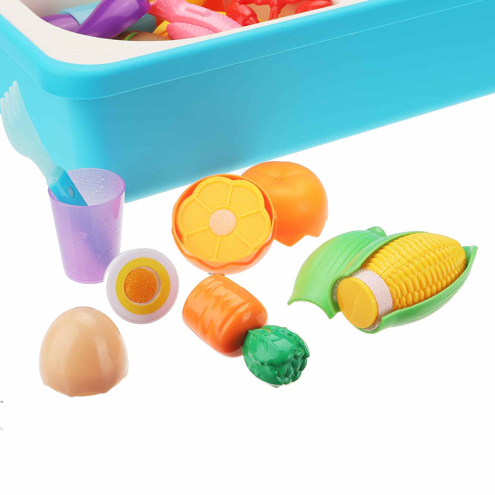 31-Piece Pretend Play Kitchen Sink Toys