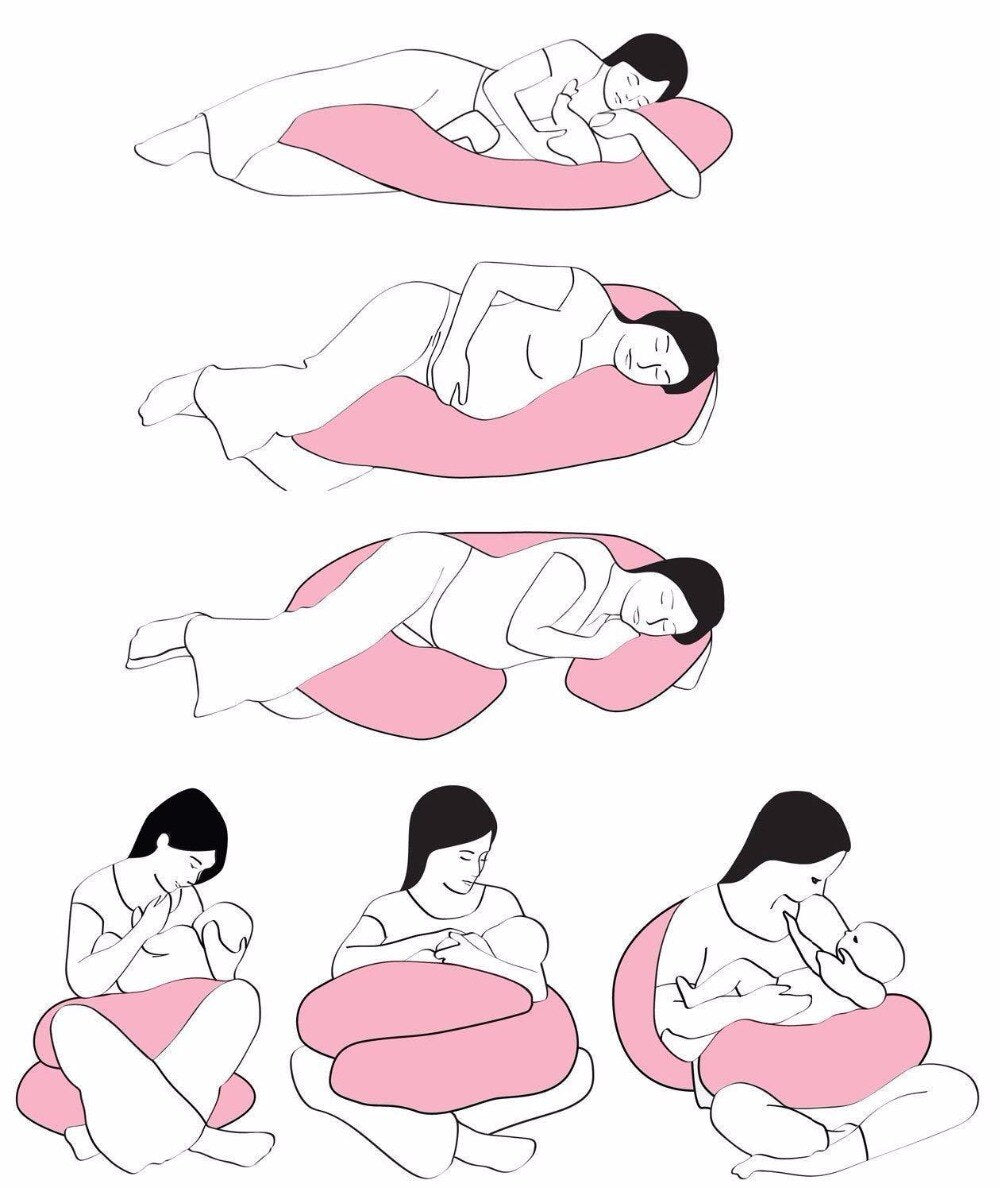 C Shape Full Body Pillow