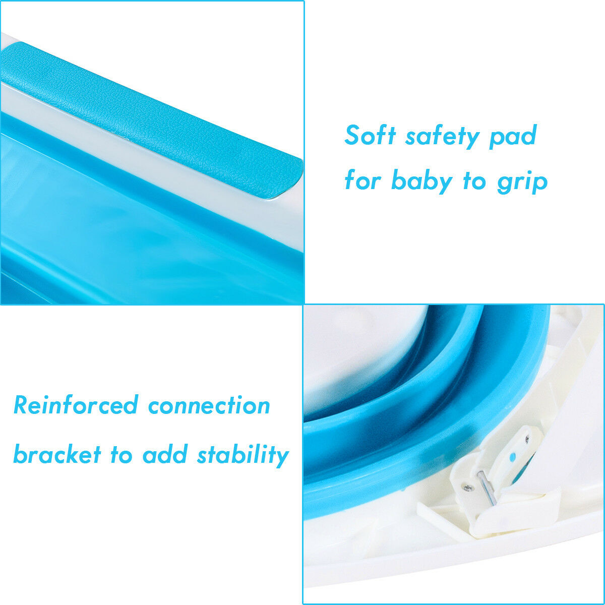 Baby Folding Bathtub in Blue