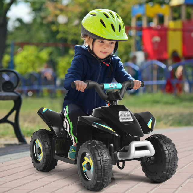 6V Ride-On Electric Quad Bike ATV with 4 Wheels Forward & Reverse