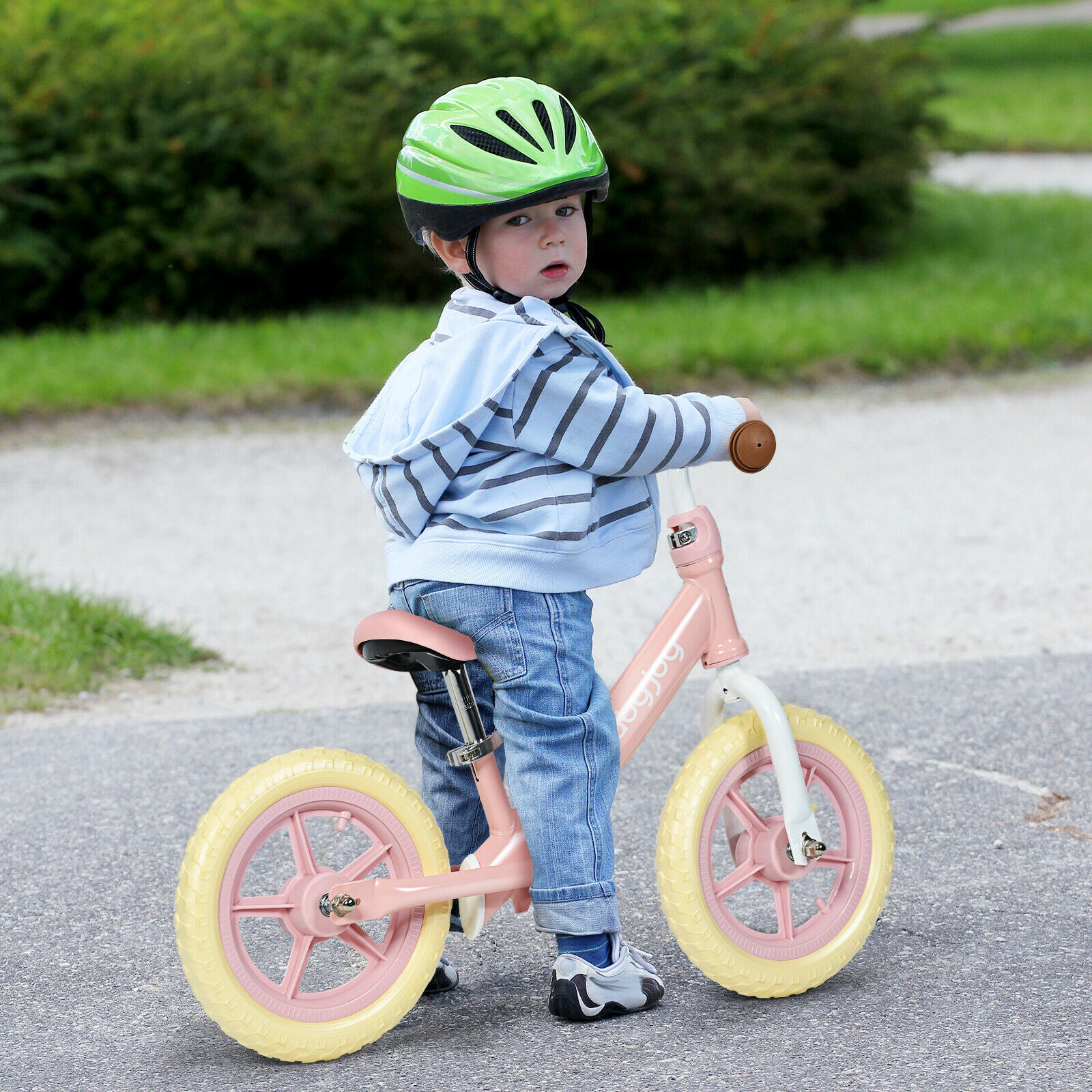 12" No-Pedal Balance Bike with Adjustable Seat