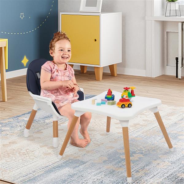 5-in-1 Convertible High Chair in Navy