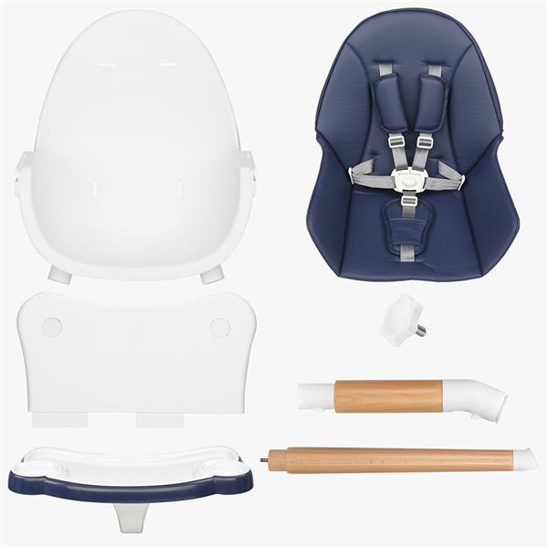 5-in-1 Convertible High Chair in Navy