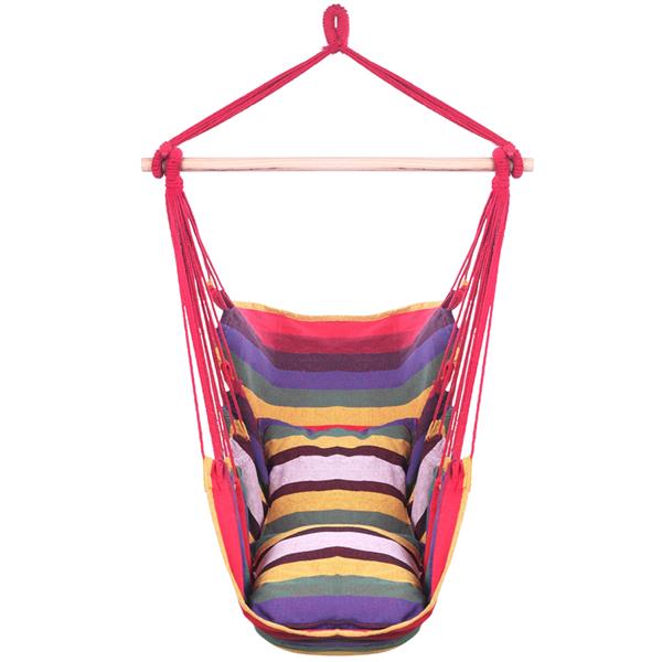 Colorful Hammock Chair Swing with Pillows