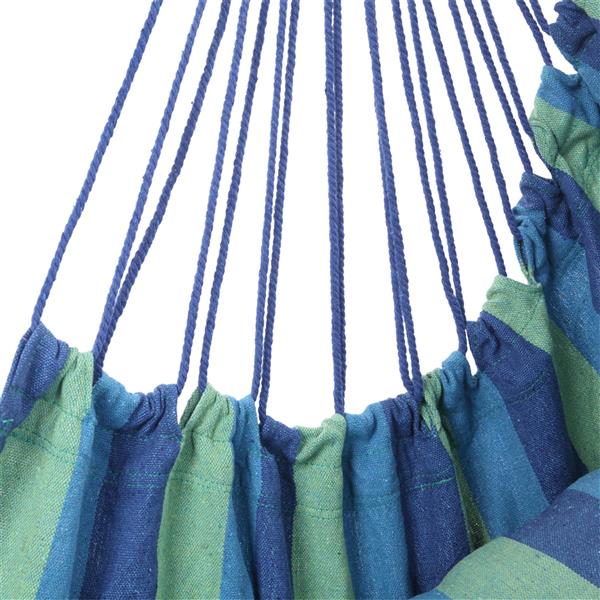 Hammock Chair Swing with Pillows in Blue