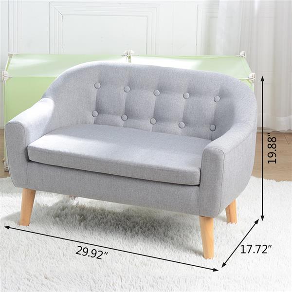 Kids Single Sofa with Cushion