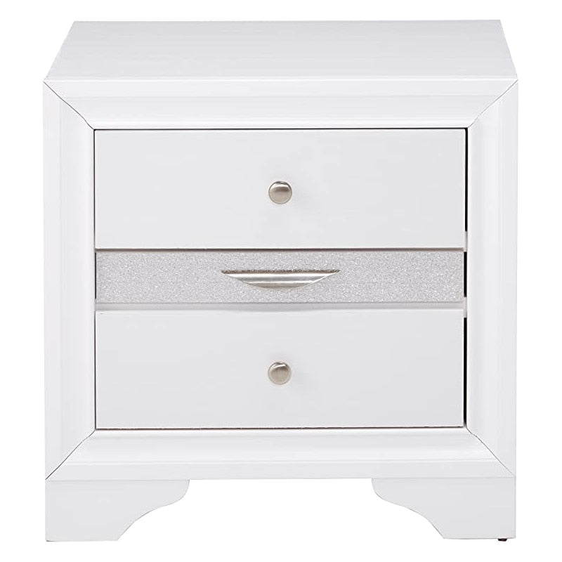 Modern Nightstand with 3 Drawers