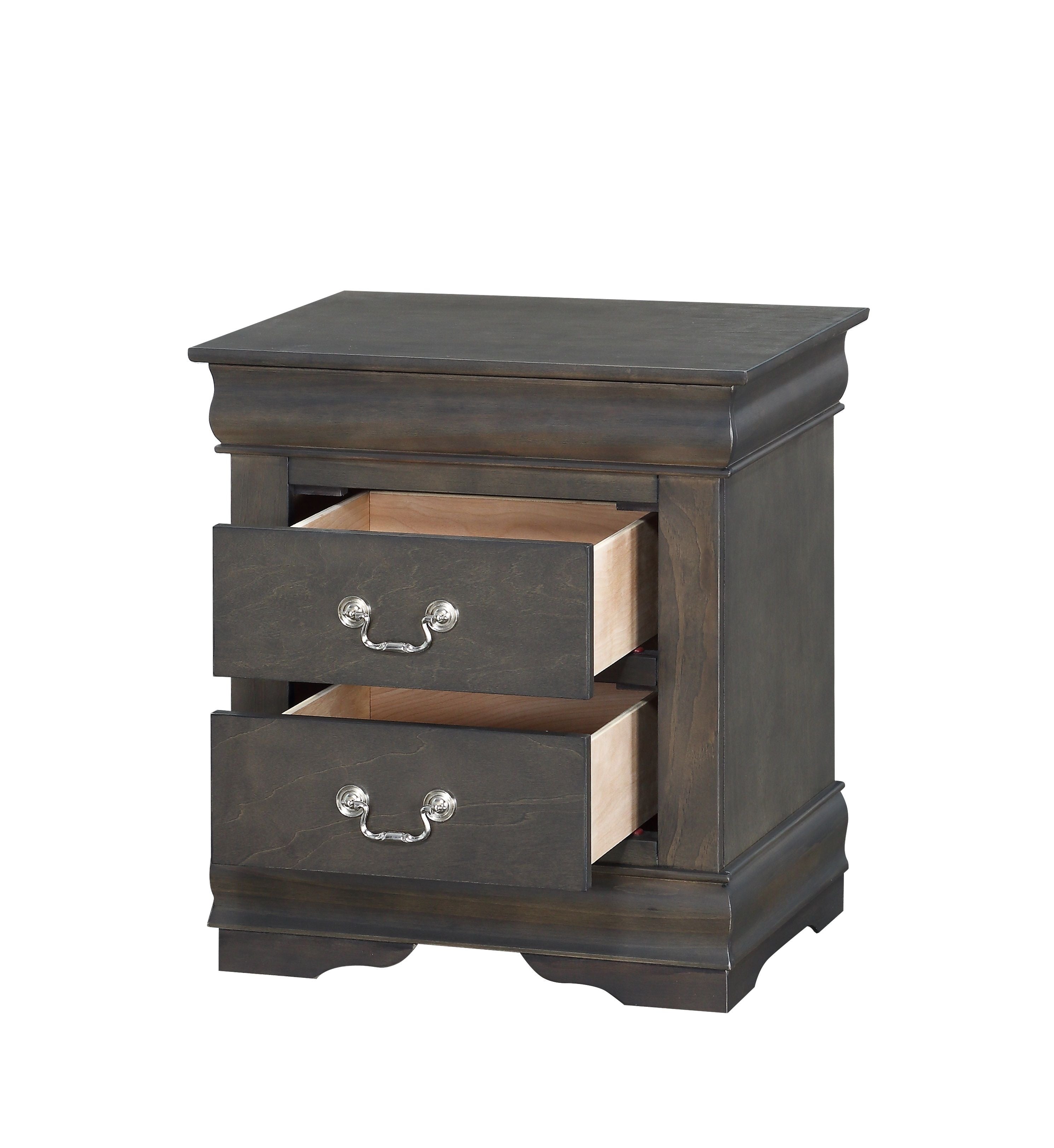 Exquisite Wooden Louis Philippe III Nightstand