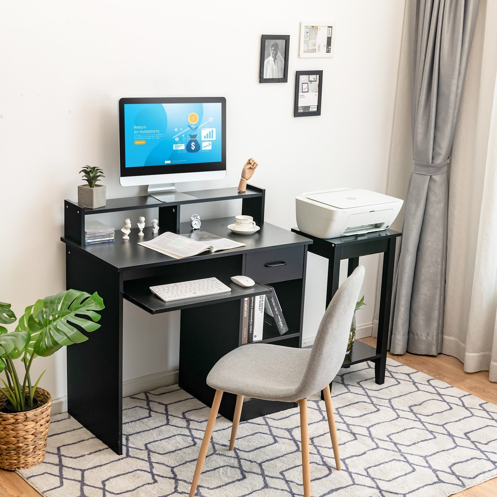 Computer Desk with Drawer