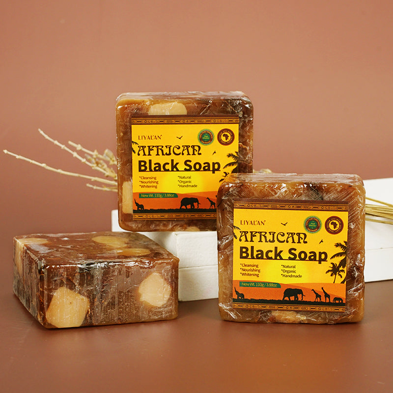 African Black Soap with Shea Butter