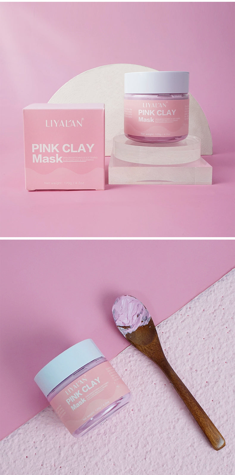 Rose Pink Clay Mask