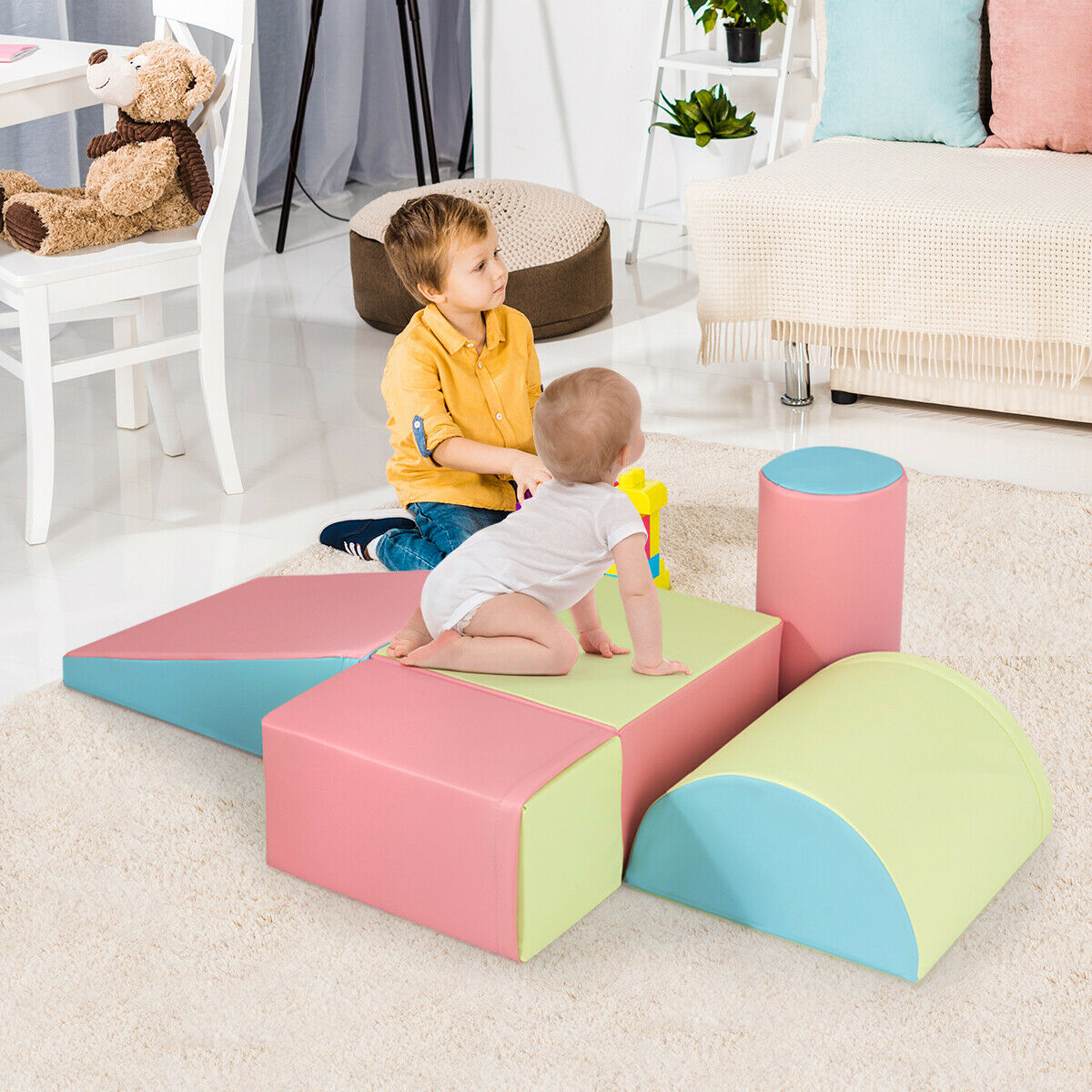 5-Piece Climbing Blocks Set