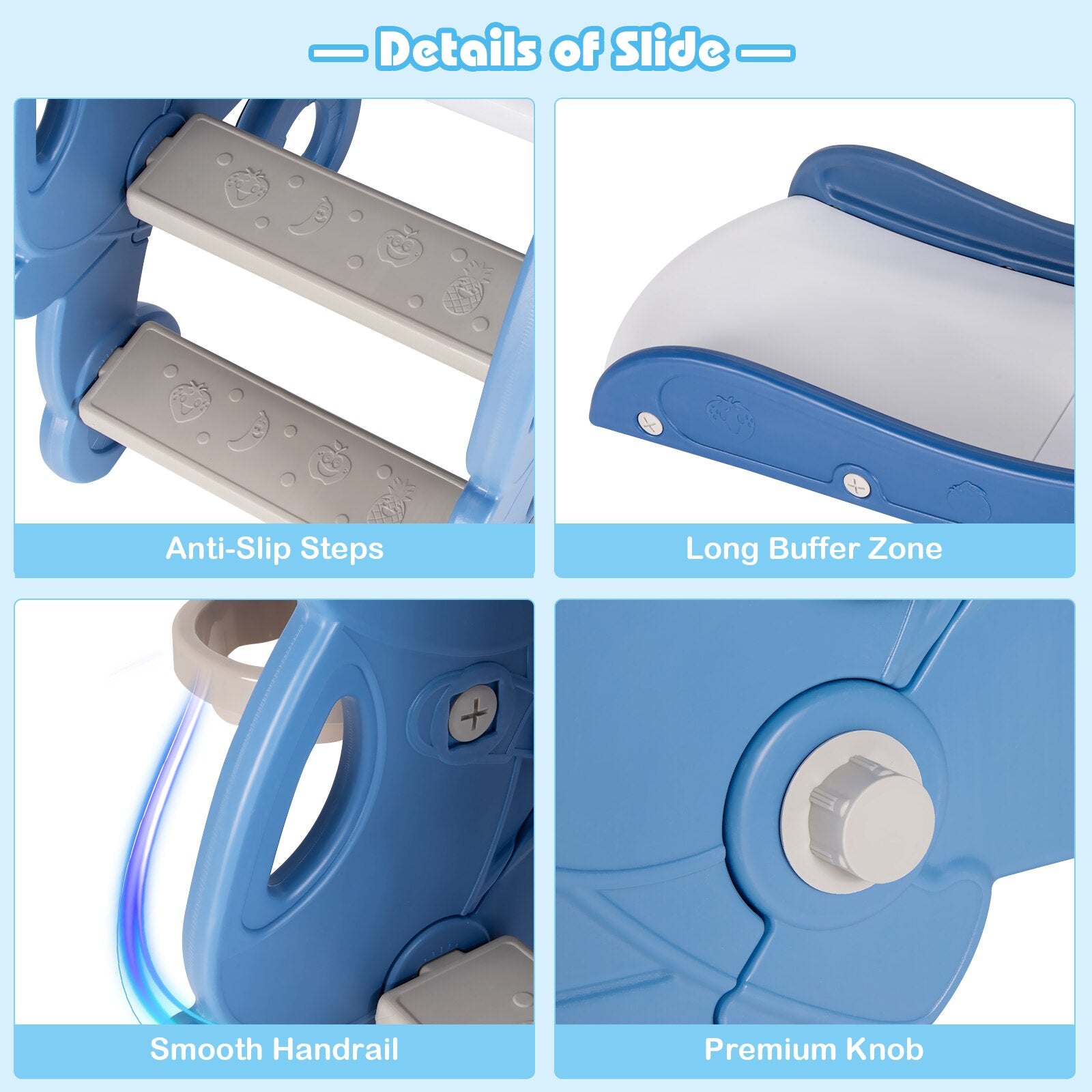 4-in-1 Foldable Slide with Ball