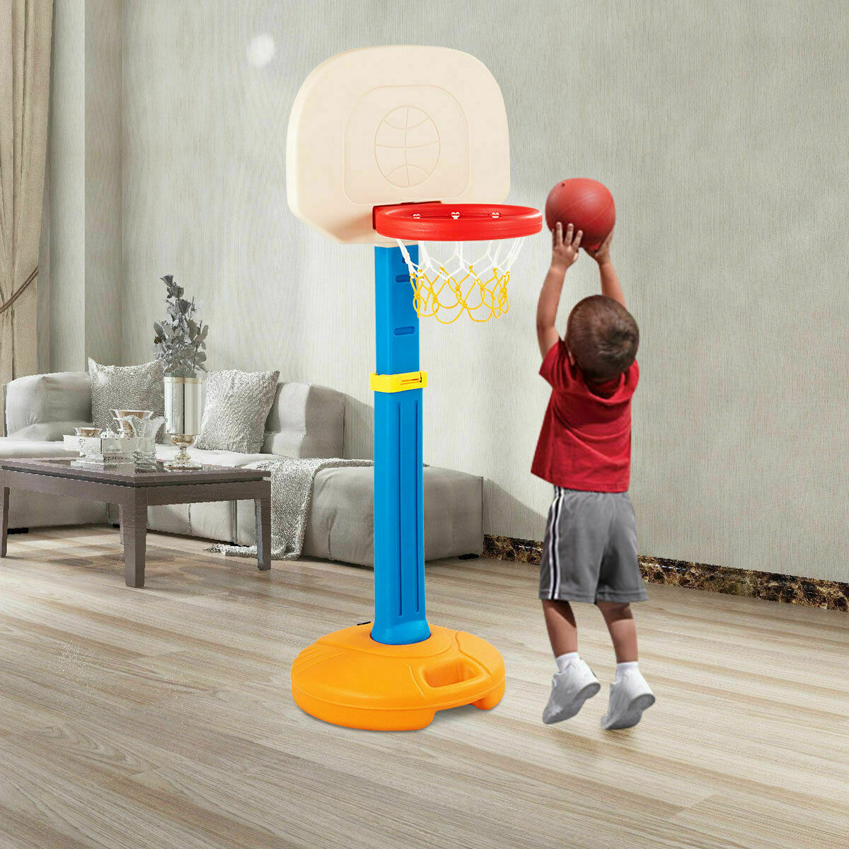 Adjustable Basketball Hoop Stand