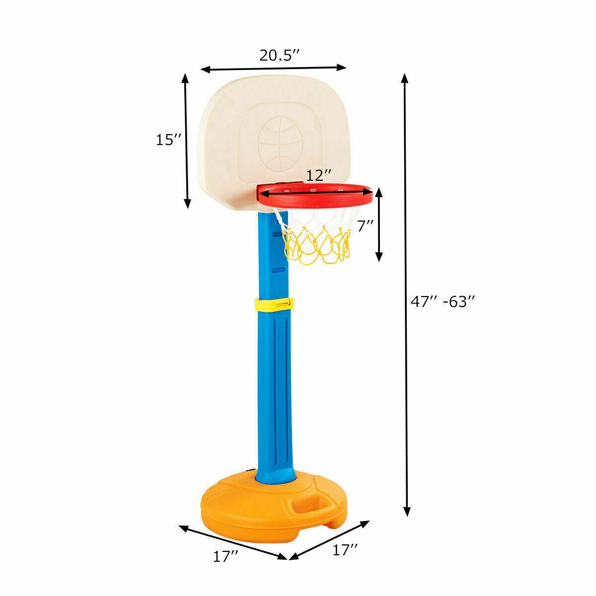 Adjustable Basketball Hoop Stand