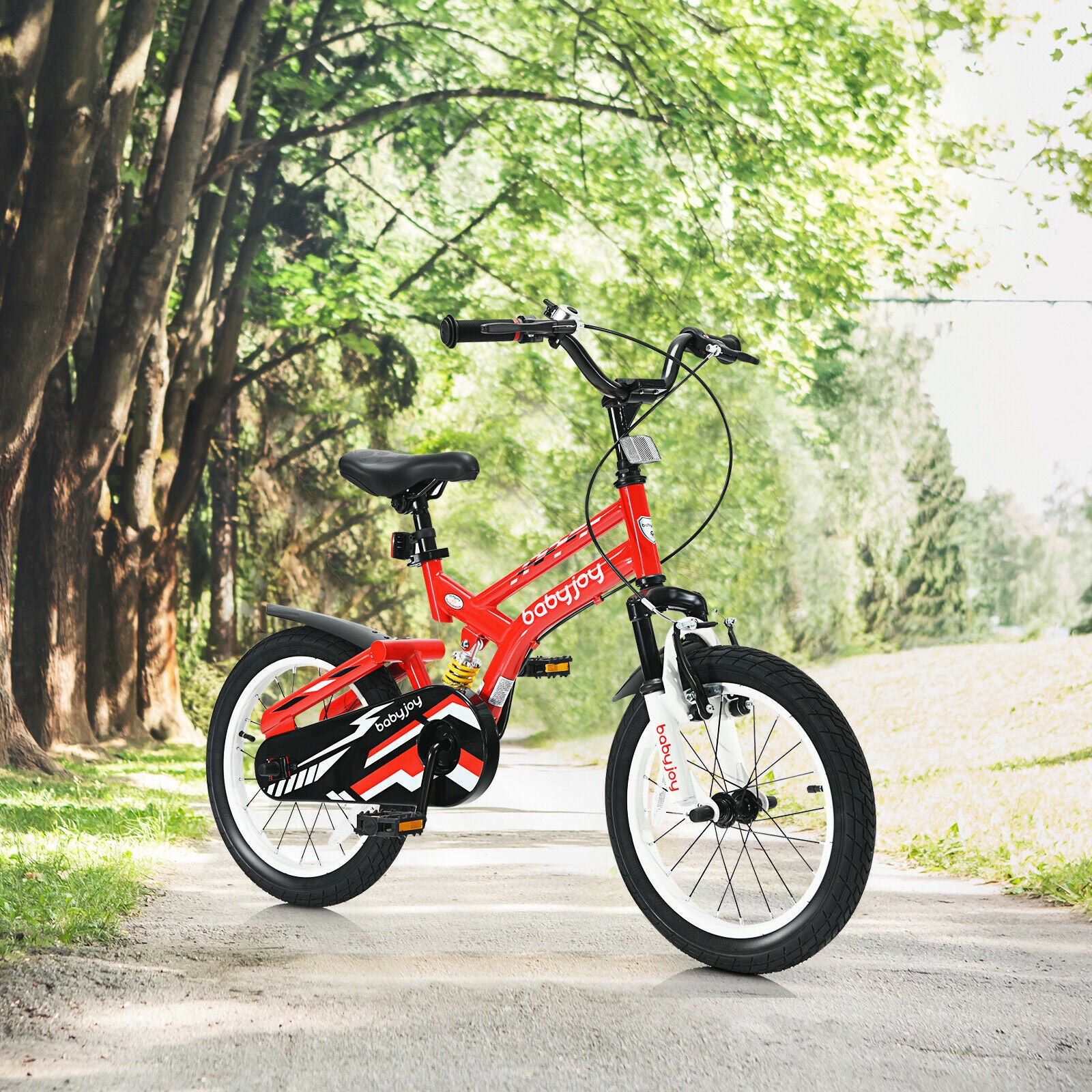 16" Adjustable Freestyle Bicycle with Training Wheels