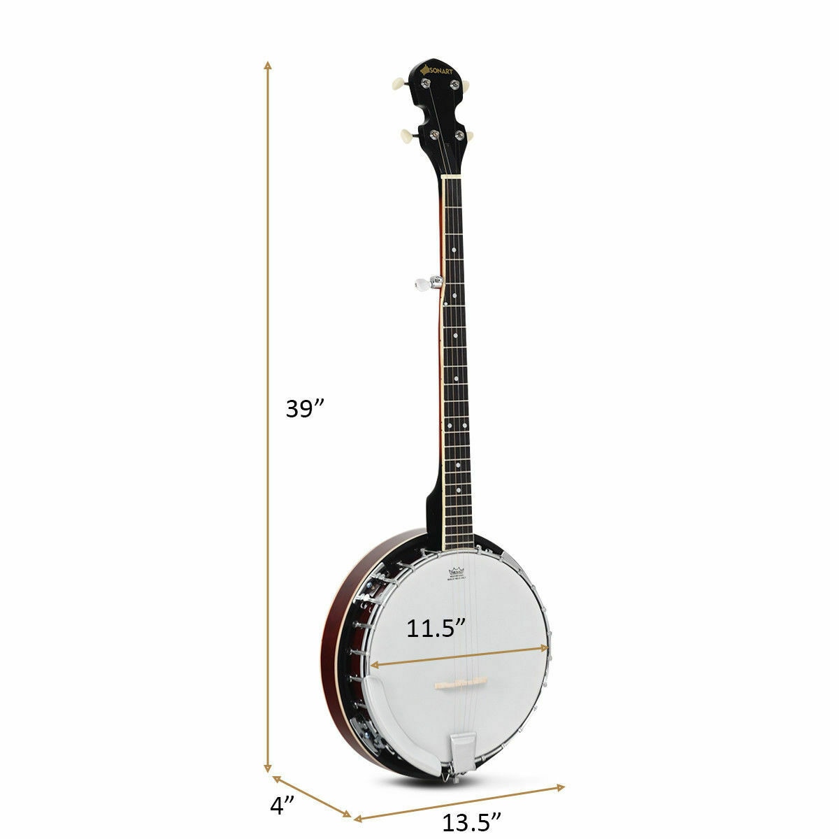 5-String Geared Tunable Banjo