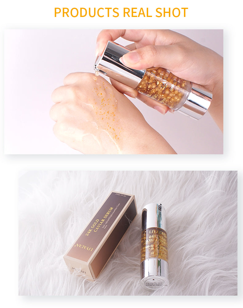 24K Gold Caviar Face Serum