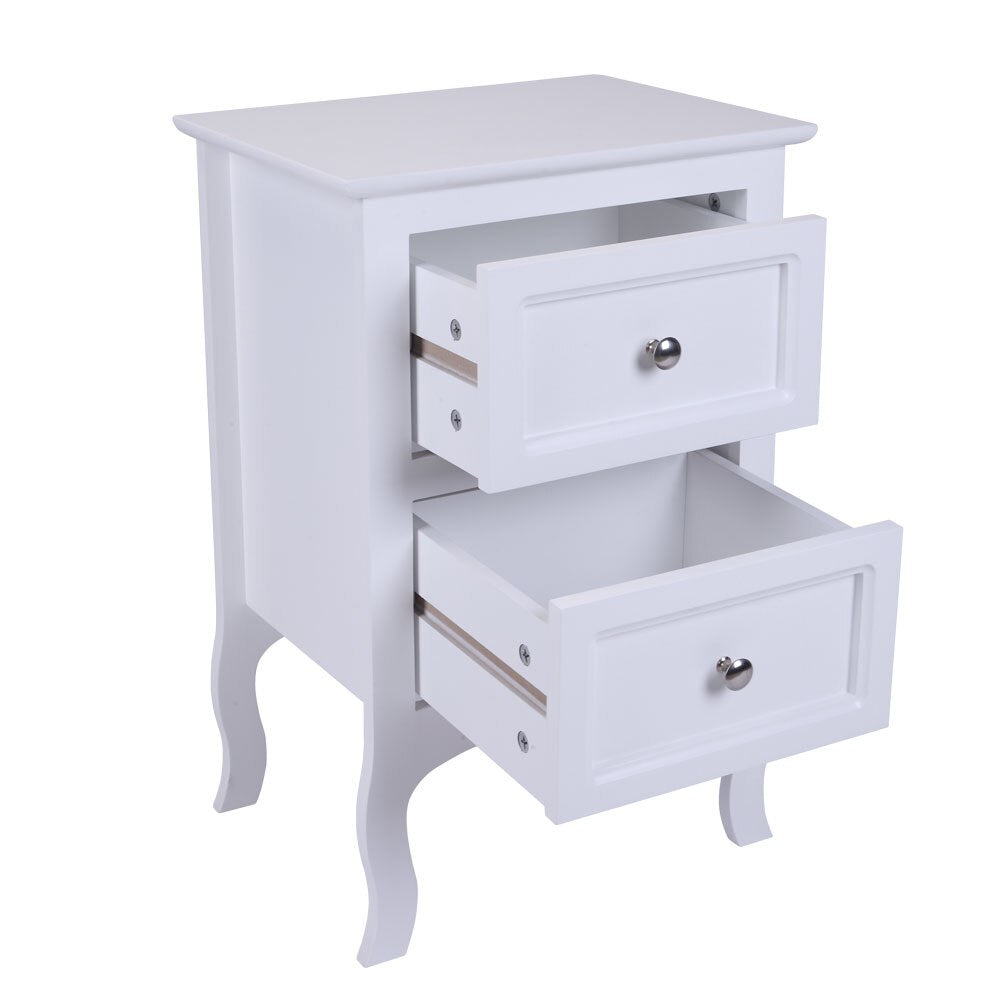 Country Style Two-Tier Nightstand