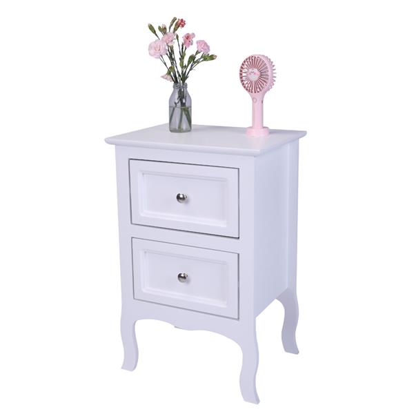 Country Style Two-Tier Nightstand