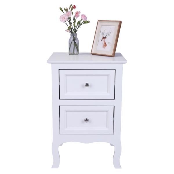 Country Style Two-Tier Nightstand