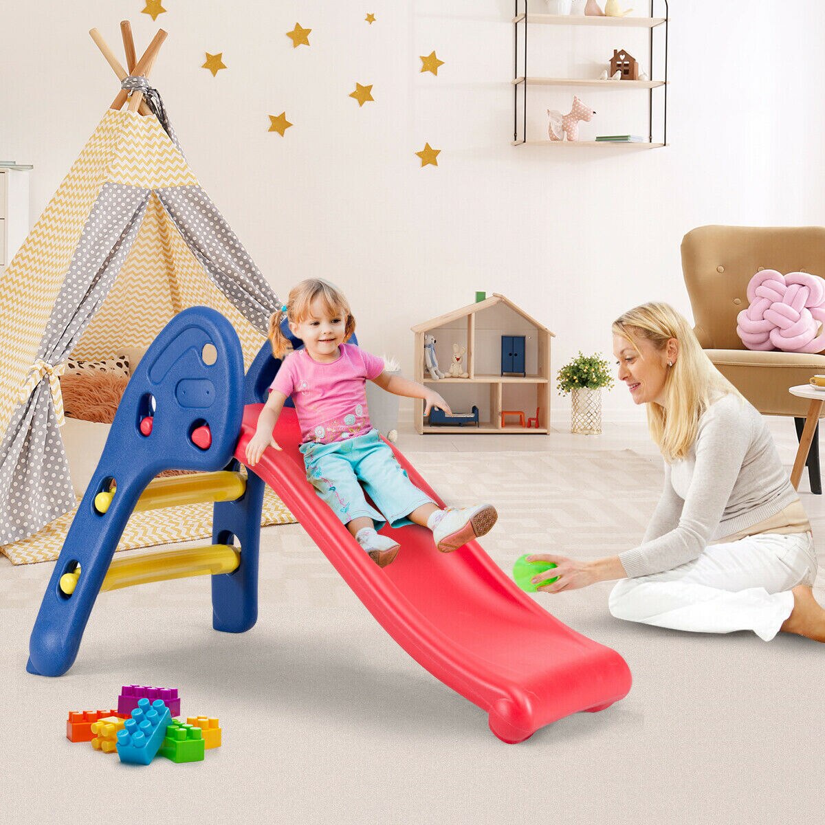 2-Step Folding Slide for Indoor & Outdoor