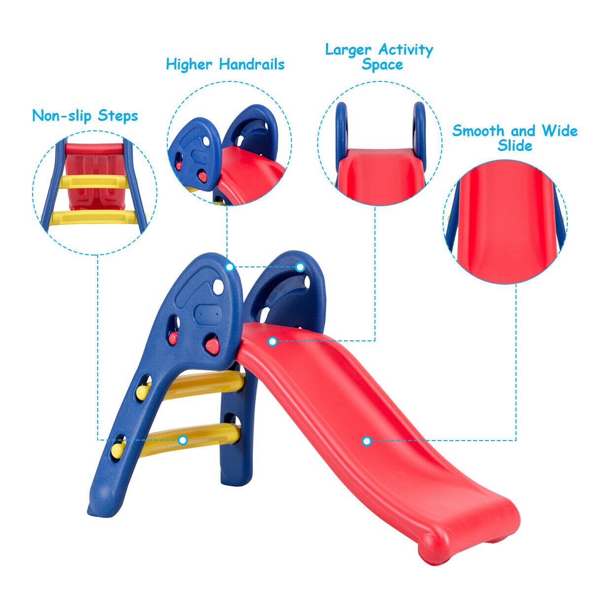 2-Step Folding Slide for Indoor & Outdoor