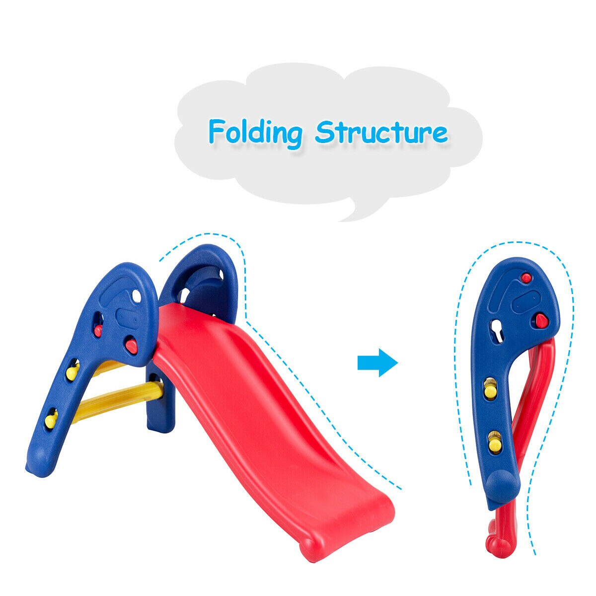 2-Step Folding Slide for Indoor & Outdoor